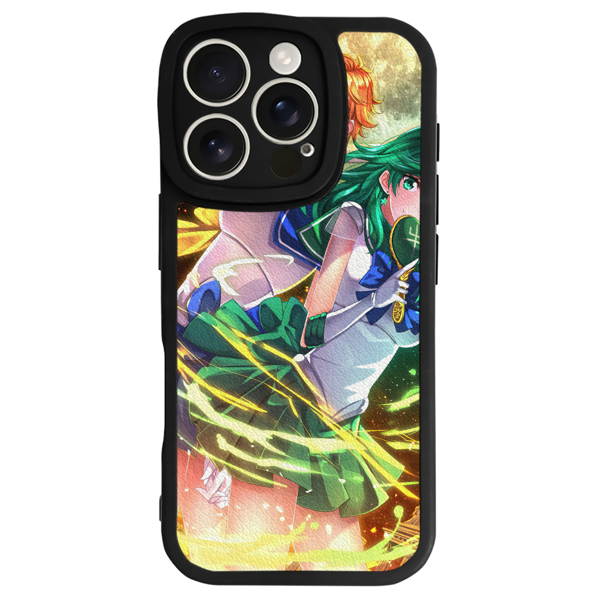 （画像用） 美少女戦士セーラームーン Sailor Moon 【iPhone 16シリーズ対応】シリコンスマホケース（レザー調） 材質：シリコン